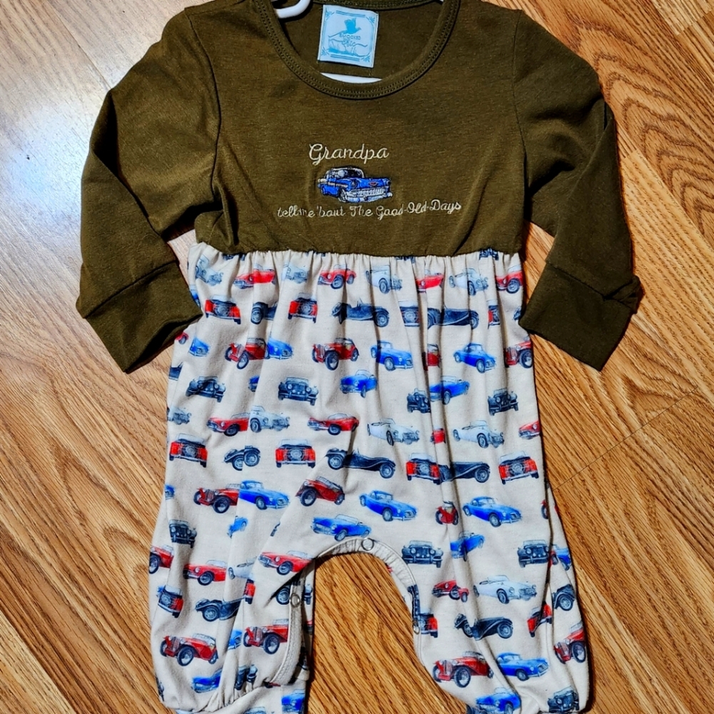Baby boy romper 6-9mo